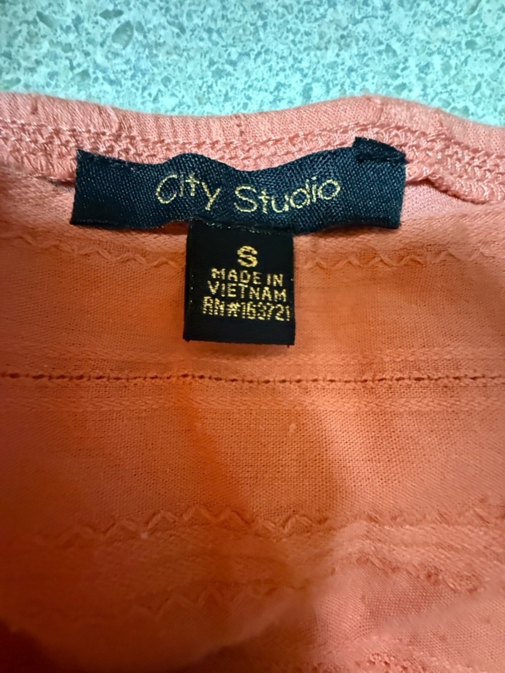 City Studio Terracotta Lace-Trimmed Mini Dress - Picture 2 of 4